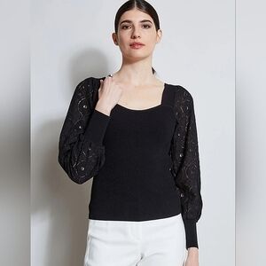 TAHARI BLK CARDIGAN SMALL